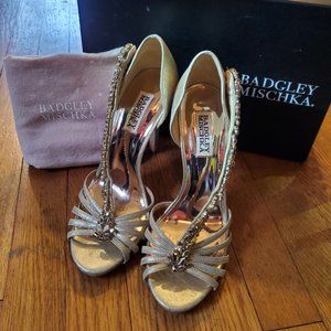 Badgley Mischka Emma II Embellished Heel  - NWOT!